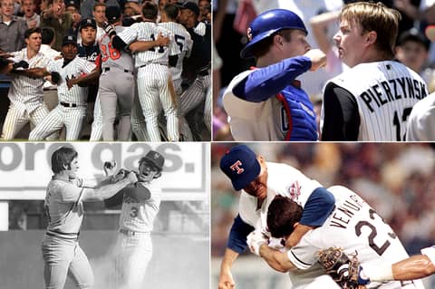 The Grand Slam Podcast Ep.10 Combined No Hitter, Baseball Brawls