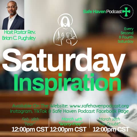 Saturday Inspiration "Worrying No More" 3/14/2026