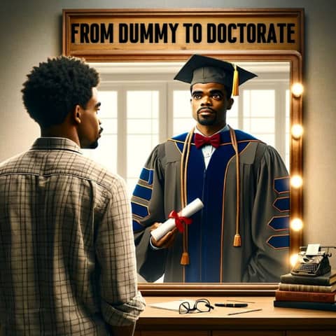 From "DUMMY" to DOCTORATE - How I overcame illiteracy and abuse to earn my Doctorate in Business Administration