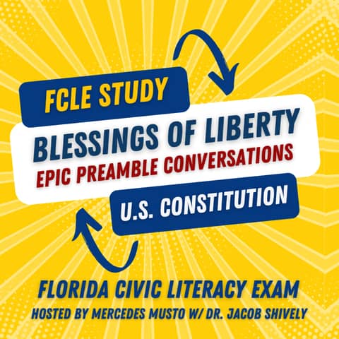 FCLE Study Guide: Securing Liberty -The Preamble’s Final Goal 🇺🇸 #fcle #civicstest #constitution