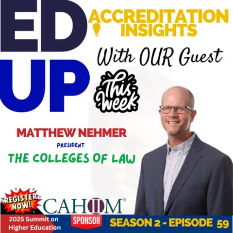 59. Accrediting Innovation: Reimagining Legal Education with Dr. Matthew Nehmer