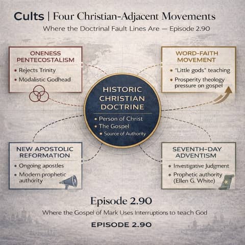 Cults | Four Christian-Adjacent Movements: Where the Doctrinal Fault Lines Are