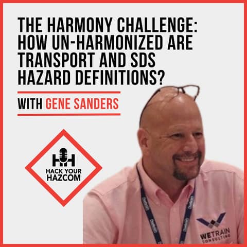 The Harmony Challenge: How UN-Harmonized are Transport and SDS Hazard Definitions?