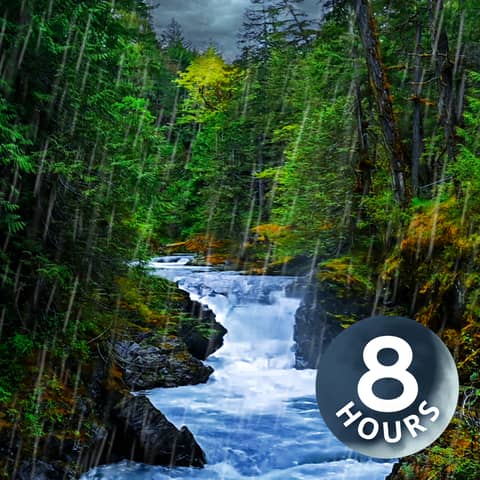 Soothing Rainstorm + Water White Noise | Sleep to Rain and Water Sounds