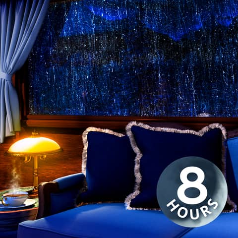 Train Sounds & Rain Noise for Sleeping | 8 Hour