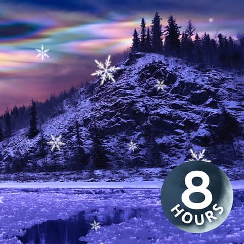 Sleep White Noise in Winter Wonderland! | 8 Hour White Noise for Sleeping