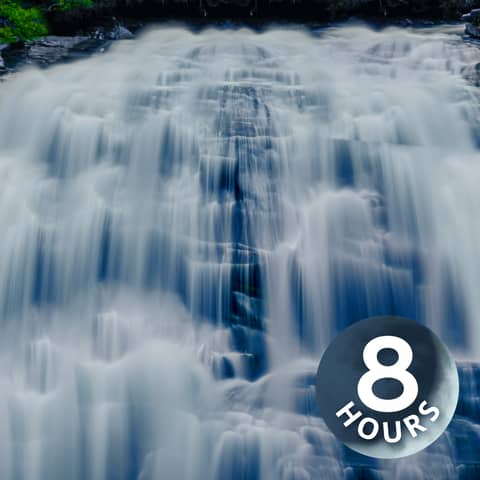 Waterfall White Noise Sounds for Sleeping | 8 Hours