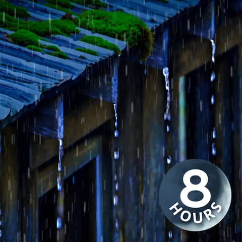Fall Asleep & Relax with Rain Noise on a Tin Roof | 8 Hours