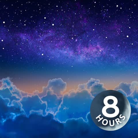 Sleeping White Noise Above the Clouds! | 8 Hours