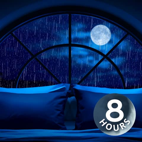 Rain & Thunder Sounds for Sleep | 8 Hour Soothing White Noise