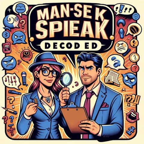 Cracking the Code: Hilarious Explorations into the World of Male Communication