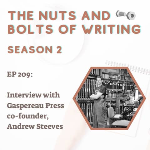 EP 209: Interview with Gaspereau Press co-founder, Andrew Steeves