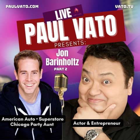 From Chicago Comedy to Hollywood Dreams, The Laughs and Lessons of Ascending the Humor Hierarchy with Jon Barinholtz. Part 2