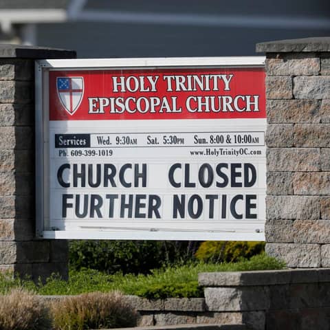 No Worship Services Until 2021