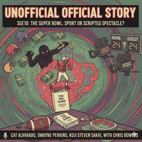 S5E10 The Super Bowl Sport or Scripted Spectacle