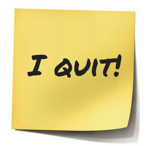 Bible Study Exercise: I Quit