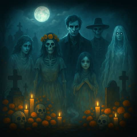 Ghosts Beyond the Veil: Seven Horror Stories for Día de los Muertos