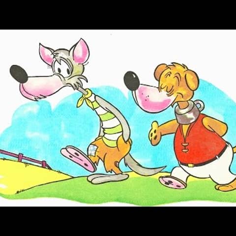 081. El lobo y el perro  Fábula de Esopo