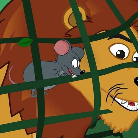 008. 2 Cuentos  El León y el Ratón  Cuentos infantiles para dormir en Español