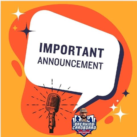 A Quick Special Announcement: Your attention requested