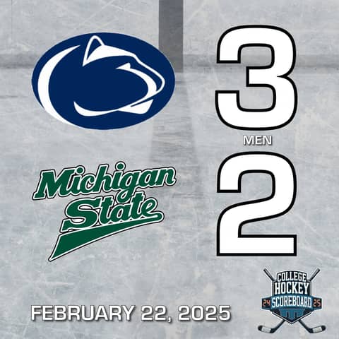 Penn State men stay hot, top No. 1 Michigan State; UConn women claim second-straight Hockey East title - CHS 2-22-25