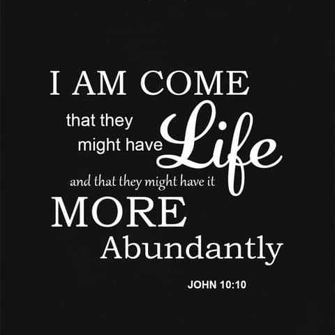 John 10:10 and Two Questions