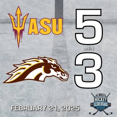 No. 12 Arizona State drops third-ranked Western Michigan; Wisconsin women win 30th of the year - CHS 2-21-25
