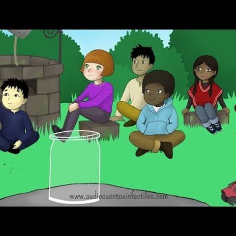 032. El frasco de vidrio. Cosas grandes y pequeñas  Cuento con valores