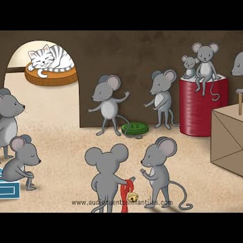 010. ¿Quién le pone el cascabel al gato  Audiocuento con valores y sabiduría