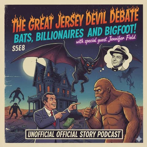 S3E8 The Great Jersey Devil Debate Bats, Billionaires, and Bigfoot!