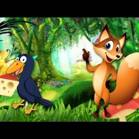 125. Audiocuento El cuervo y la zorra  Fábula de Esopo