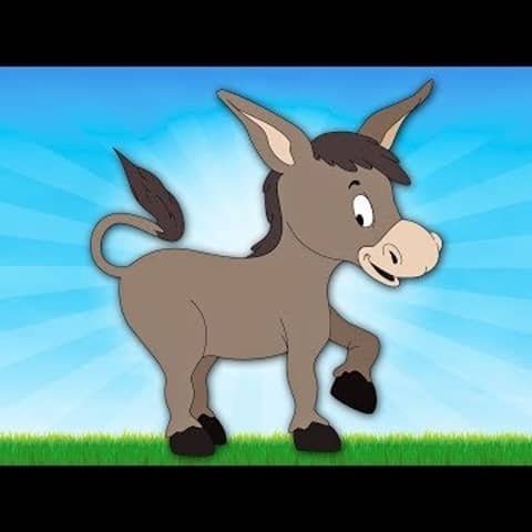 075. El burrito descontento  Cuento con valores