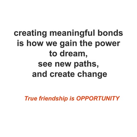 "Too Tired for Opportunity: Finding Possibility Through Friendship"