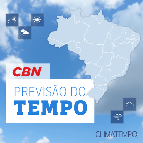 Previsão do tempo de segunda-feira (30/10)