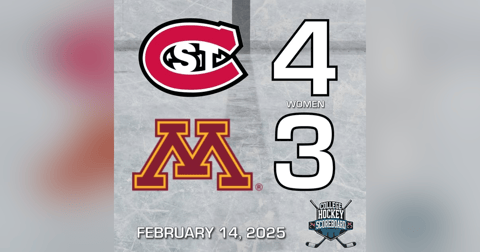 St. Cloud State women take first ever win at Ridder; UMass stops top-ranked BC men - CHS 2-14-25 St. Cloud State women take first ever win at Ridder; UMass stops top-ranked BC men - CHS 2-14-25