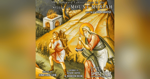 ”AN AWKWARD CONVERSATION IN THE SHADOW OF MOUNT MORIAH” by John Bavoso ”AN AWKWARD CONVERSATION IN THE SHADOW OF MOUNT MORIAH” by John Bavoso
