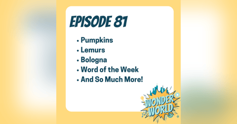 Wonder World Podcast Monday, October 21 Wonder World Podcast Monday, October 21