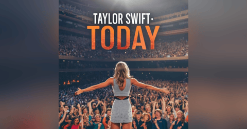 A gift from Travis Kelsey has Taylor sporting some special red shoes. A gift from Travis Kelsey has Taylor sporting some special red shoes.