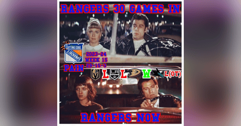 Rangers 23-24 Week 15, Pain | The Cutting Edge W/JackKnife Rangers 23-24 Week 15, Pain | The Cutting Edge W/JackKnife