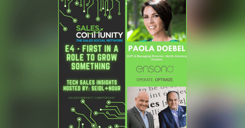 E4 - First in a Role to Grow Something with Paola Doebel, Ensono E4 - First in a Role to Grow Something with Paola Doebel, Ensono