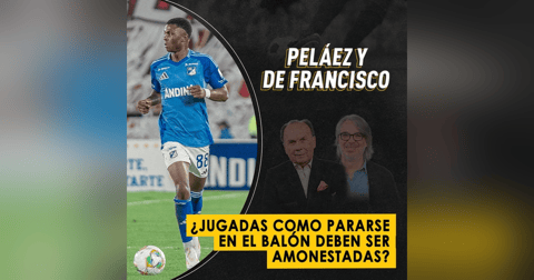 ¿Jugadas como pararse en el balón deben ser amonestadas? ¿Jugadas como pararse en el balón deben ser amonestadas?