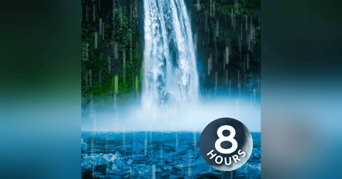 Waterfall & Heavy Rain Sounds for Sleeping | 8 Hour Natural Sleep Ambience Waterfall & Heavy Rain Sounds for Sleeping | 8 Hour Natural Sleep Ambience