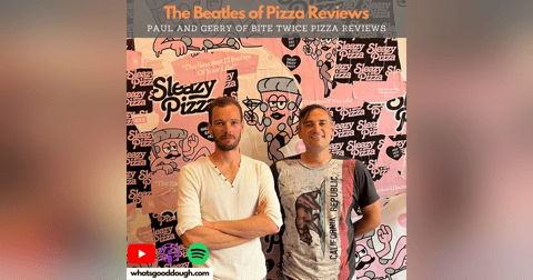The Beatles of Pizza Reviews Paul and Gerry of Bite Twice Pizza Reviews The Beatles of Pizza Reviews Paul and Gerry of Bite Twice Pizza Reviews