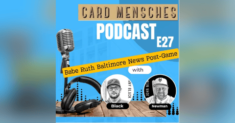 Card Mensches E27 Babe Ruth Baltimore News Post-Game Card Mensches E27 Babe Ruth Baltimore News Post-Game