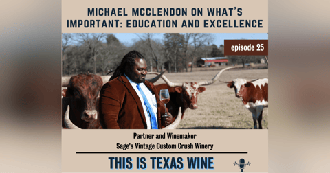 Michael McClendon of Sage's Vintage Custom Crush Winery Michael McClendon of Sage's Vintage Custom Crush Winery