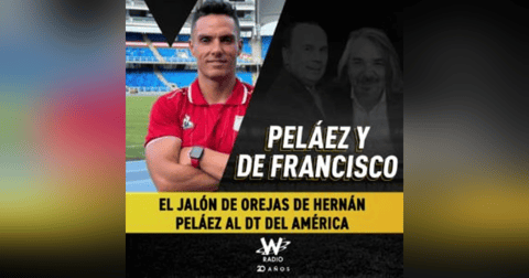 El jalón de orejas de Hernán Peláez al DT del América El jalón de orejas de Hernán Peláez al DT del América
