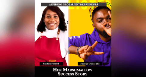 Her Marshmallow Success Story with Chef Saidah Farrell 🍡 - 196 Her Marshmallow Success Story with Chef Saidah Farrell 🍡 - 196