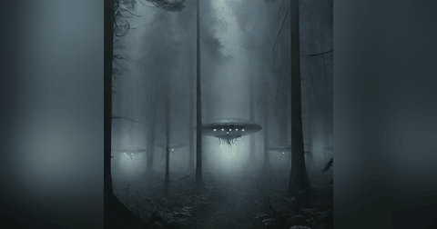 UFO Ejects Metal Over Iowa UFO Ejects Metal Over Iowa