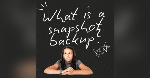 How do you make a snapshot backup? How do you make a snapshot backup?
