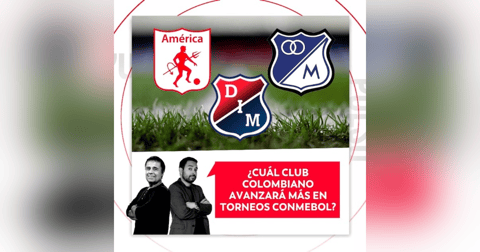 ¿Cuál club colombiano avanzará más en torneos Conmebol? El Pulso del Fútbol, 13 de marzo de 2026 ¿Cuál club colombiano avanzará más en torneos Conmebol? El Pulso del Fútbol, 13 de marzo de 2026